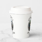 Mannen Basic T-Shirt Papieren Bekers (Links)