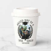 Mannen Basic T-Shirt Papieren Bekers (Achterkant)