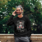 Mannen Basic T-shirt Santa Claus Rock Star T-shirt