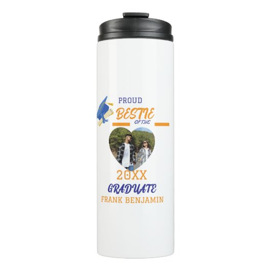 Mannen Basic T-Shirt Thermosbeker (Voorkant)