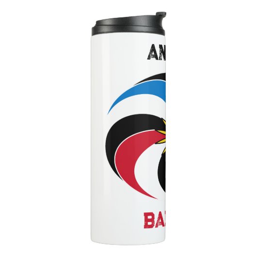 Mannen Basic T-Shirt Thermosbeker (Gedraaid links)