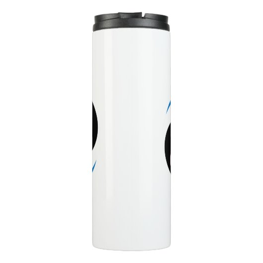 Mannen Basic T-Shirt Thermosbeker (Achterkant)