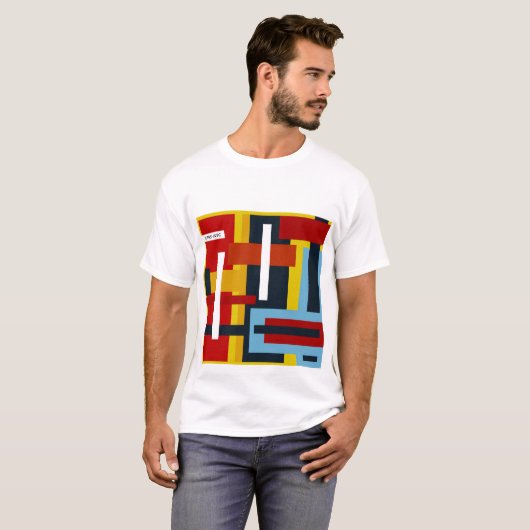 Mannen basic T-shirt unisex (Voorkant volledig)