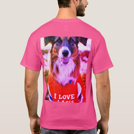 Mannen Basic T-shirt voor comfort en stijl (Achterkant)