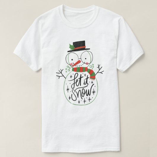 Mannen Basic T-shirt Vrolijk Kerstfeest Nieuwjaar (Design voorkant)