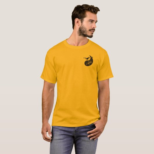 Mannen Basic T-Shirt - WUSHU SHAOLIN ENTERTAINMENT (Voorkant volledig)