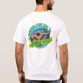 Mannen Basic T (wit) T-shirt (Achterkant)