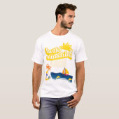 Mannen Basic zomer T-shirt (Voorkant volledig)