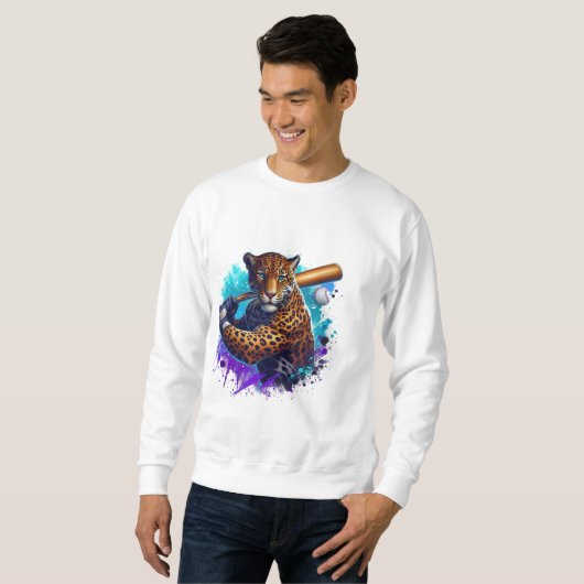 Mannen Basis Sweatshirt (Voorkant volledig)