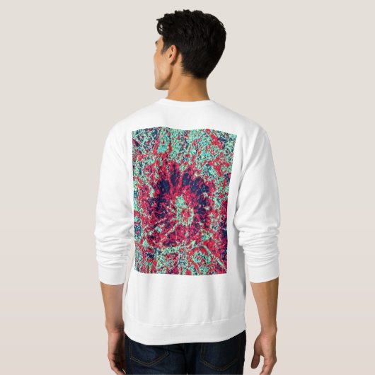 Mannen Basis Sweatshirt (Achterkant volledig)