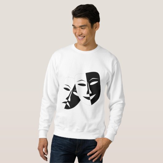 Mannen Basis Sweatshirt (Voorkant volledig)