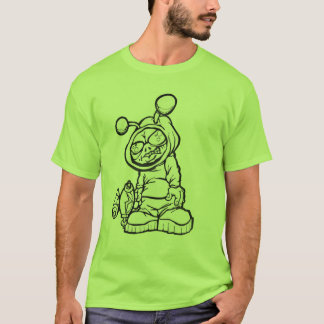 Mannen-basis T-shirt ATL ALIENS !!!