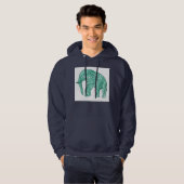 Mannen-basismodel olifantenhoodie hoodie (Voorkant volledig)