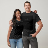 Mannen-basisshirt minimalistisch t-shirt (Unisex)