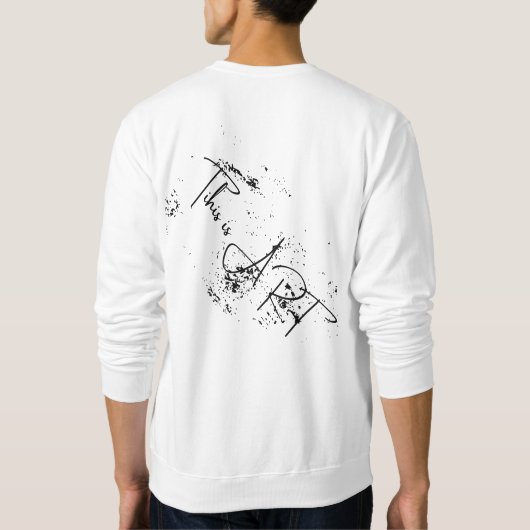 Mannen basissweatshirt Modern Premium Trui (Achterkant)