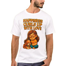 Mannen basist-shirt leven is leuk met een hond & d