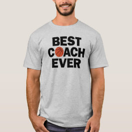 Mannen Basketball Beste coach Ever Coach T-shirt