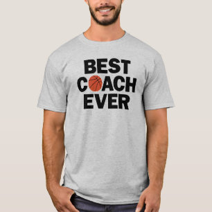 Mannen Basketball Beste coach Ever Coach T-shirt