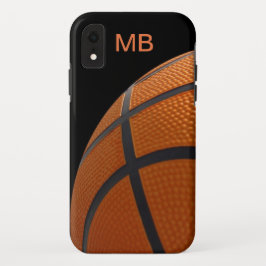 Mannen Basketball Monogram Style Case-Mate iPhone Case