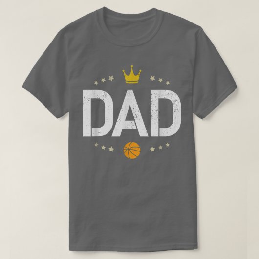 Mannen Basketball Pap, Geweldige Vaderdag idea T-shirt (Design voorkant)