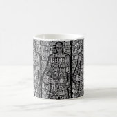 Mannen Basketball Player Graphic Sports Coffee Cup Koffiemok (Center)