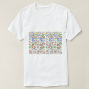 Mannen Basketball Player Graphic Sports Multi-Colo T-shirt