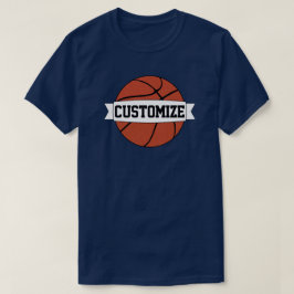 Mannen Basketball Player of Coach Custom Team Name T-shirt