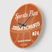 Mannen Basketball Sport Bar Klokteken Grote Klok (Hoek)