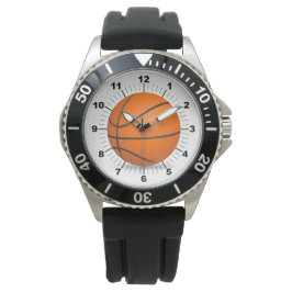 Mannen Basketball Zwart Horloge