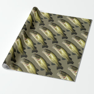Mannen Bass Fish Cadeaupapier
