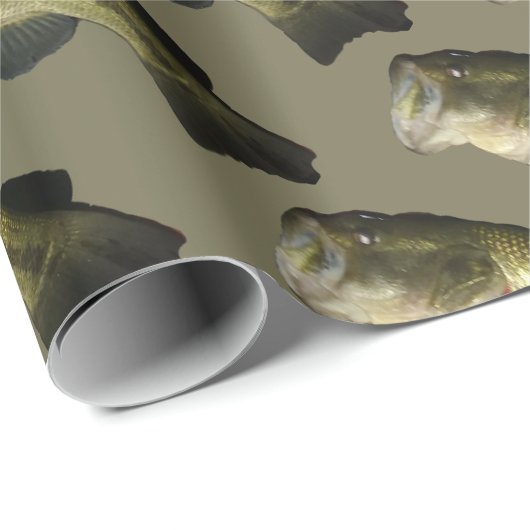 Mannen Bass Fish Cadeaupapier (Rol Hoek)