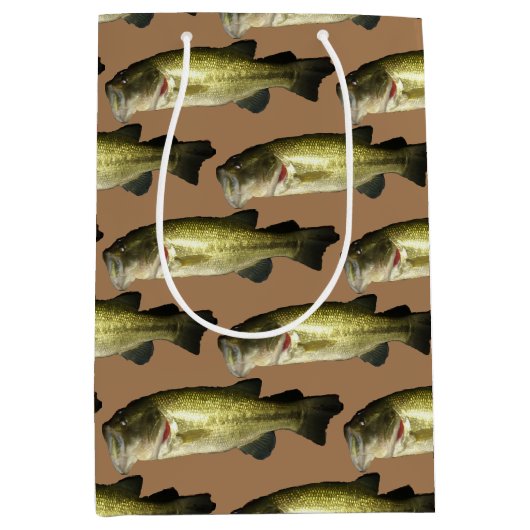 Mannen Basvis Patroon Medium Cadeauzakje (Voorkant)