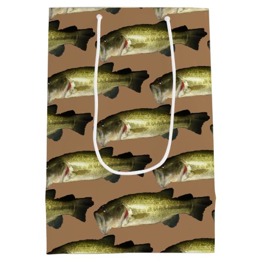 Mannen Basvis Patroon Medium Cadeauzakje (Achterkant)