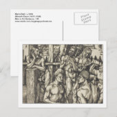 Mannen Bath by Albrecht Durer Briefkaart (Voorkant / Achterkant)