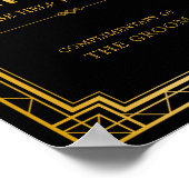 Mannen Bathroom Basket Weddenschap | Gatsby Art De Poster (Hoek)