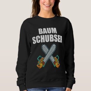 Mannen Baum Schubser Bosbouwwerker Chainzaag Bosbo Trui