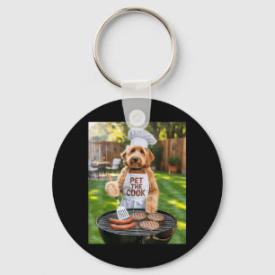 Mannen Bbq Barbecue Aai De Kok Hond Vader Meme Sleutelhanger