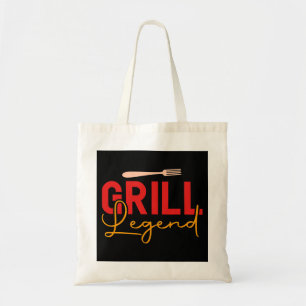 Mannen BBQ grillen barbecue avond barbecue set Tote Bag