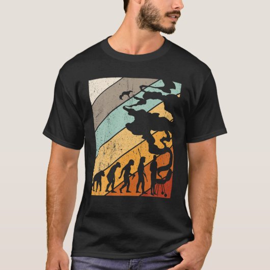 Mannen BBQ Grilling Evolution Gift Grill Master T-shirt (Voorkant)