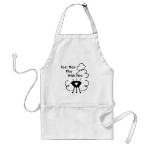 Mannen-BBQ-Schort Standaard Schort