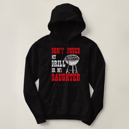 Mannen BBQ Shirt Stand Back Papa is Grilling Funny (Design voorkant)