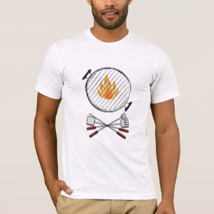 Mannen BBQ T-Shirt