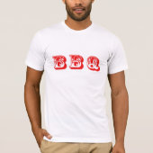 Mannen BBQ T-Shirt (Voorkant)