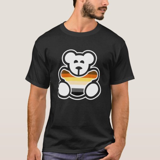 Mannen Bearcandi Gay Beer Gay Teddy Bear Cub Pride T-shirt (Voorkant)