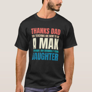 Mannen Bedankt papa voor het leren van mij hoe een T-shirt