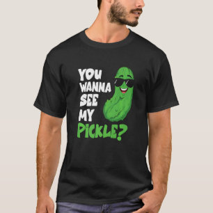 Mannen bedekking je wil Mijn kaartenkomkommer beki T-shirt