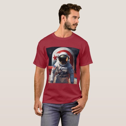 Mannen bedrukte T-shirt - Regular fit, zacht ademe (Voorkant volledig)