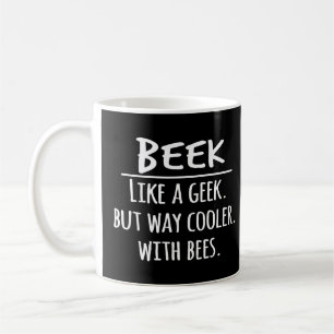 Mannen BEEK als een geek, maar veel koeler, grappi Koffiemok