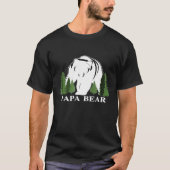 Mannen Beer Camping Papa T-shirt (Voorkant)