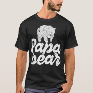 Mannen Beer Papa Papa Papa Papa Papa Beer 1 T-shirt